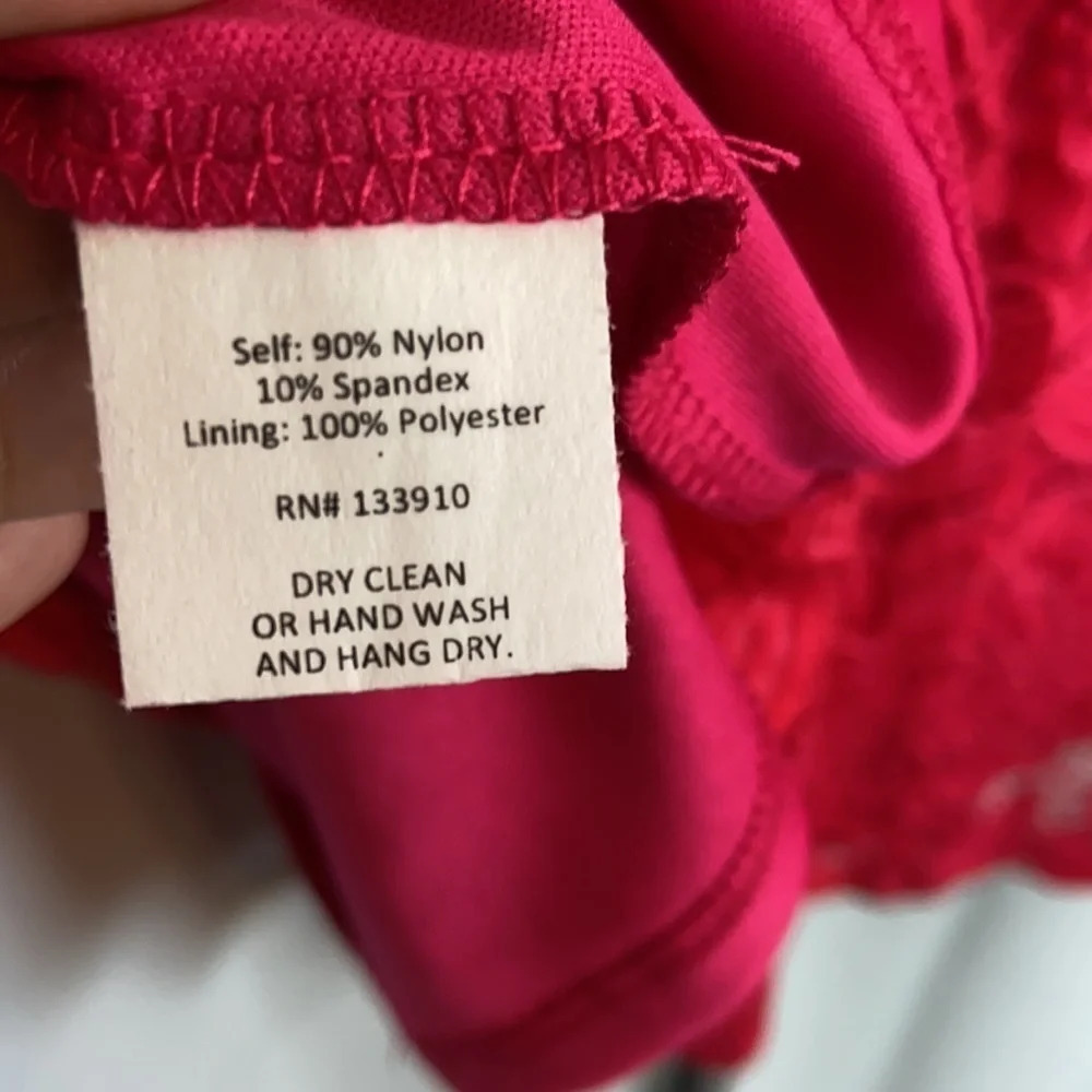 NWT Show Me Your Mumu Pink Lace Tie Back Dress Size XS - Picture 8 of 8